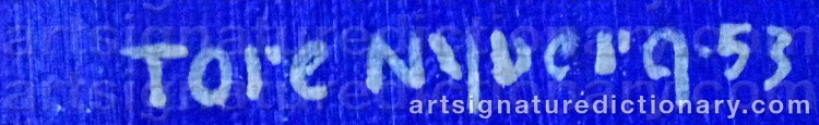 Signature by Tore NYBERG