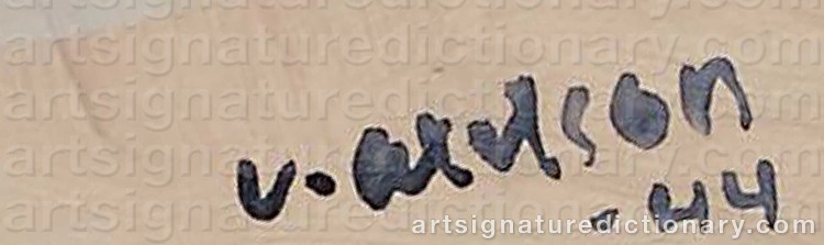 Signature by Victor AXELSON