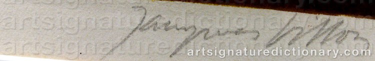 Signature by Jacques VILLON