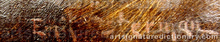 Signature by Emil ÖSTERMAN