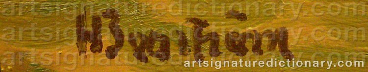 Signature by Harry BOOSTRÖM