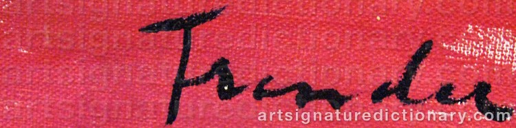 Signature by Helge FRENDER
