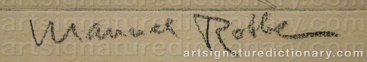 Signature by Manuel ROBBE