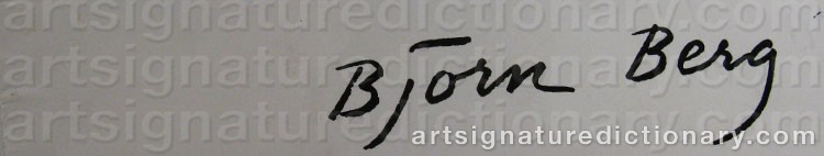 Signature by Björn BERG