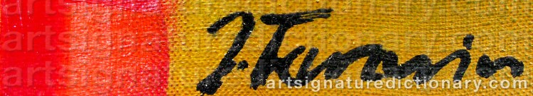 Signature by Jan ‘Jean’ TARASIN