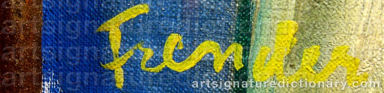 Signature by Helge FRENDER