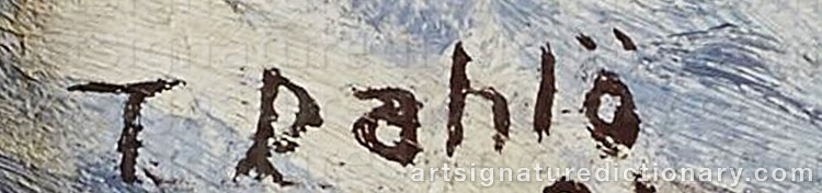Signature by Thure DAHLÖ