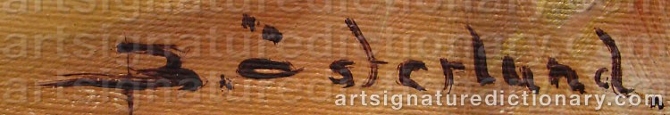 Signature by Bert ÖSTERLUND