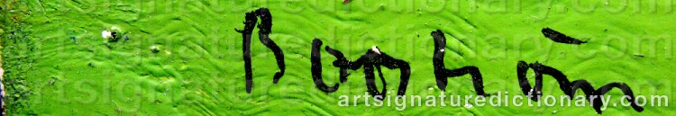 Signature by Harry BOOSTRÖM