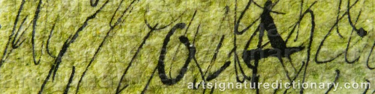 Signature by Oskar ANDERSSON
