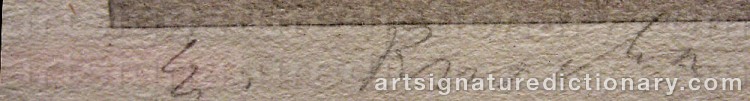 Signature by Edward Joseph ‘Ed’ RUSCHA