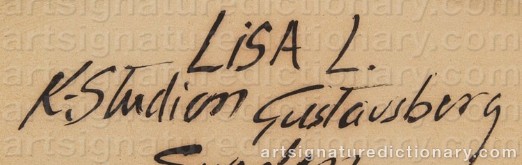 Signature by Lisa LARSON