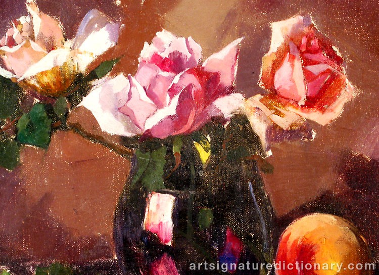 Close-up details showing Olle HJORTZBERG signature forgery characteristics