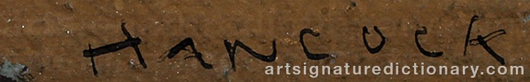 Signature by Robert HANCOCK