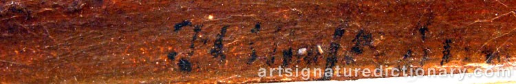 Signature by Pehr HILLESTRÖM