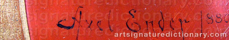 Signature by Axel ENDER