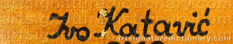 Signature by Ivo Roberto KATAVIC