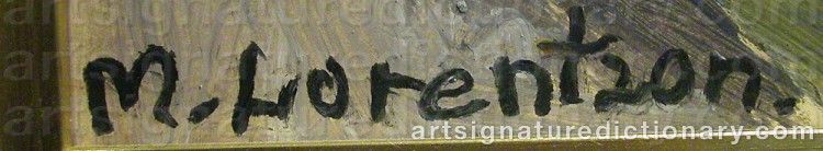 Signature by Monica LORENTZON