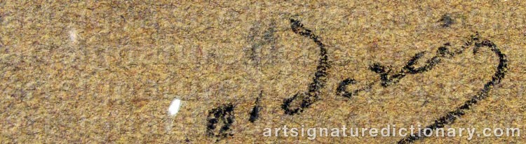 Signature by André DERAIN
