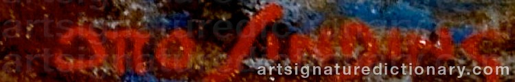 Signature by Otto SINDING