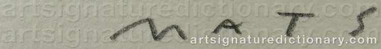 Signature by Mats GUSTAFSON