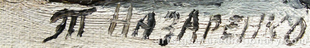 Authentic signature by Tatiana NAZARENKO on  artwork