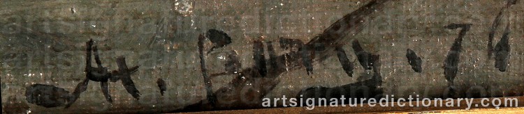 Signature by Axel BORG
