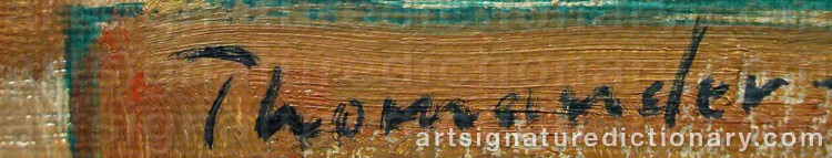 Signature by Harry THOMANDER