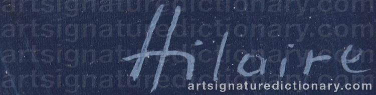 Signature by Camille HILAIRE