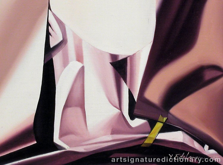 Close-up details showing Yrjö EDELMANN signature forgery characteristics