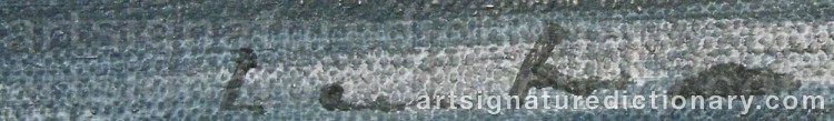 Authentic signature by Tero LAAKSONEN on Painting/Watercolour artwork