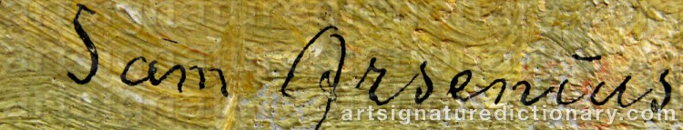 Signature by Sam ARSENIUS