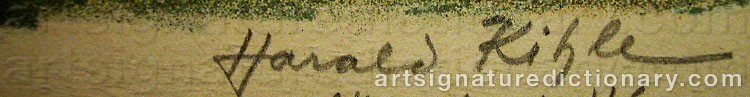 Signature by Harald Olai KIHLE