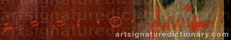 Authentic signature by Stan DAVIS on Painting/Watercolour artwork