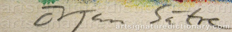 Signature by Örjan SÄTRE