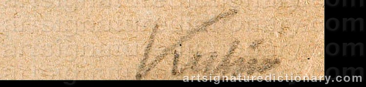 Signature by Alfred KUBIN