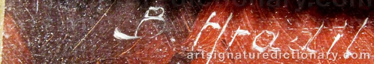 Signature by Béla HRADIL