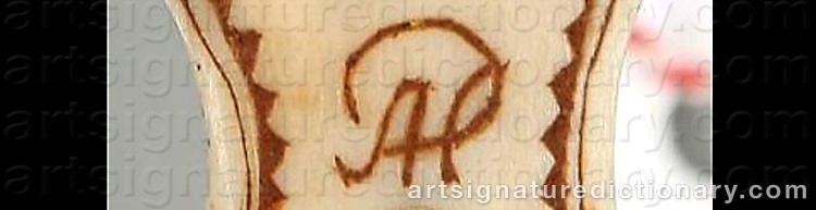 Authentic signature by Per-Anders HURRI on  artwork