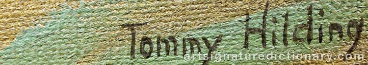 Signature by Tommy HILDING