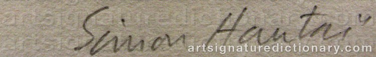 Signature by Simon HANTAÏ