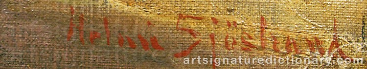 Signature by Helmi SJÖSTRAND