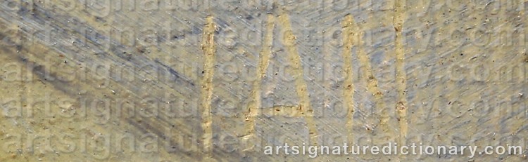 Signature by Ivar ‘Ian’ ANDERSSON
