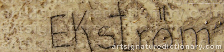 Signature by Thea EKSTRÖM