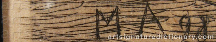 Signature by Michael ANCHER