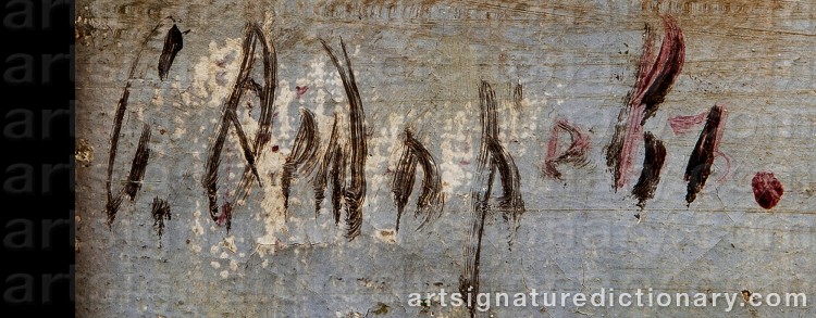 Signature by Semion Fedorovich ‘Fedorov’ FEODOROV