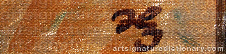 Signature by Hugo ZUHR