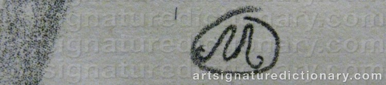 Signature by Aristide MAILLOL