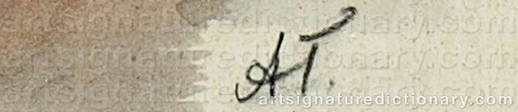 Authentic signature by Aleksandr Yakovlevich GOLOVIN on Painting/Watercolour artwork