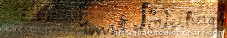 Signature by Ernst SÖDERBERG