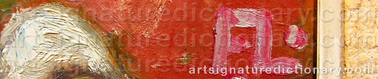 Signature by Frans LARSSON
